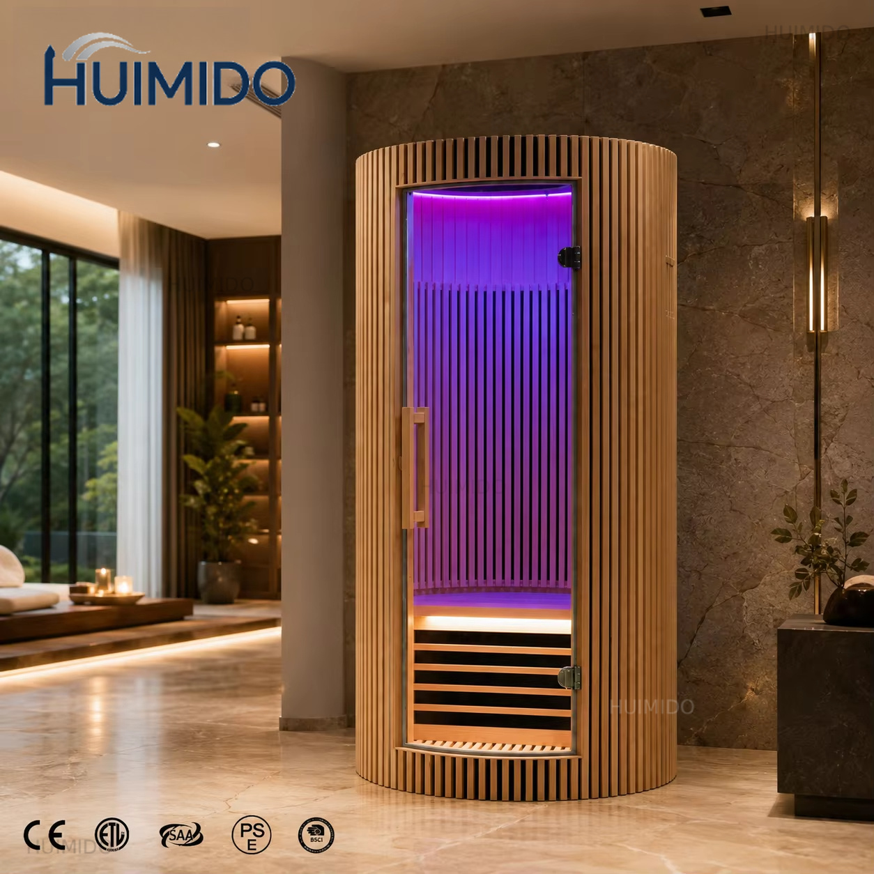 Villa Wellness Spa - Lüks İç Mekan Kızılötesi Sauna Kazanı,