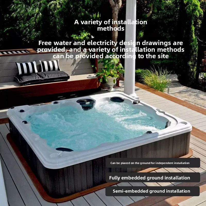 Açık Hava Jakuzisi Çok Kişilik - Spa Wellness Jacuzzi incelemesi ve fiyatı